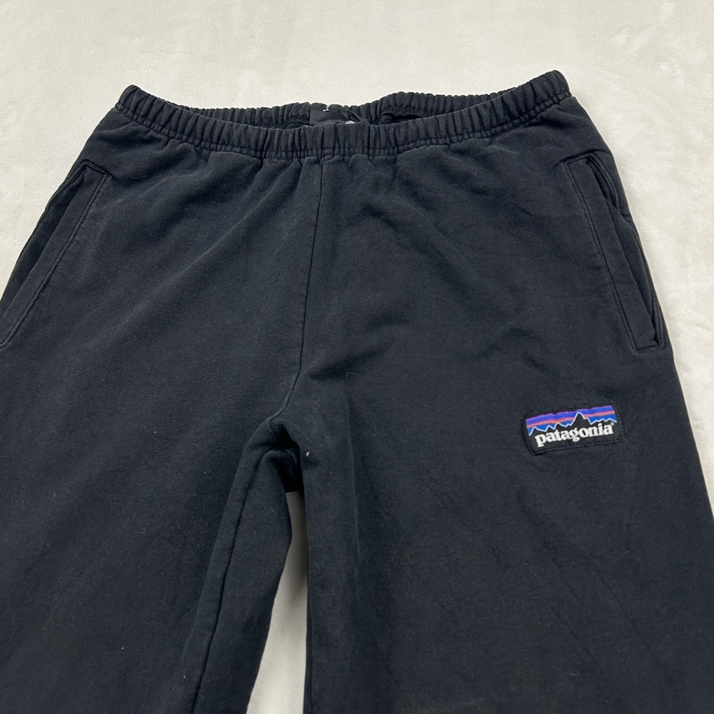 Patagonia Sweatpants Mens S Black Fleece Lined Joggers Pockets Drawstring